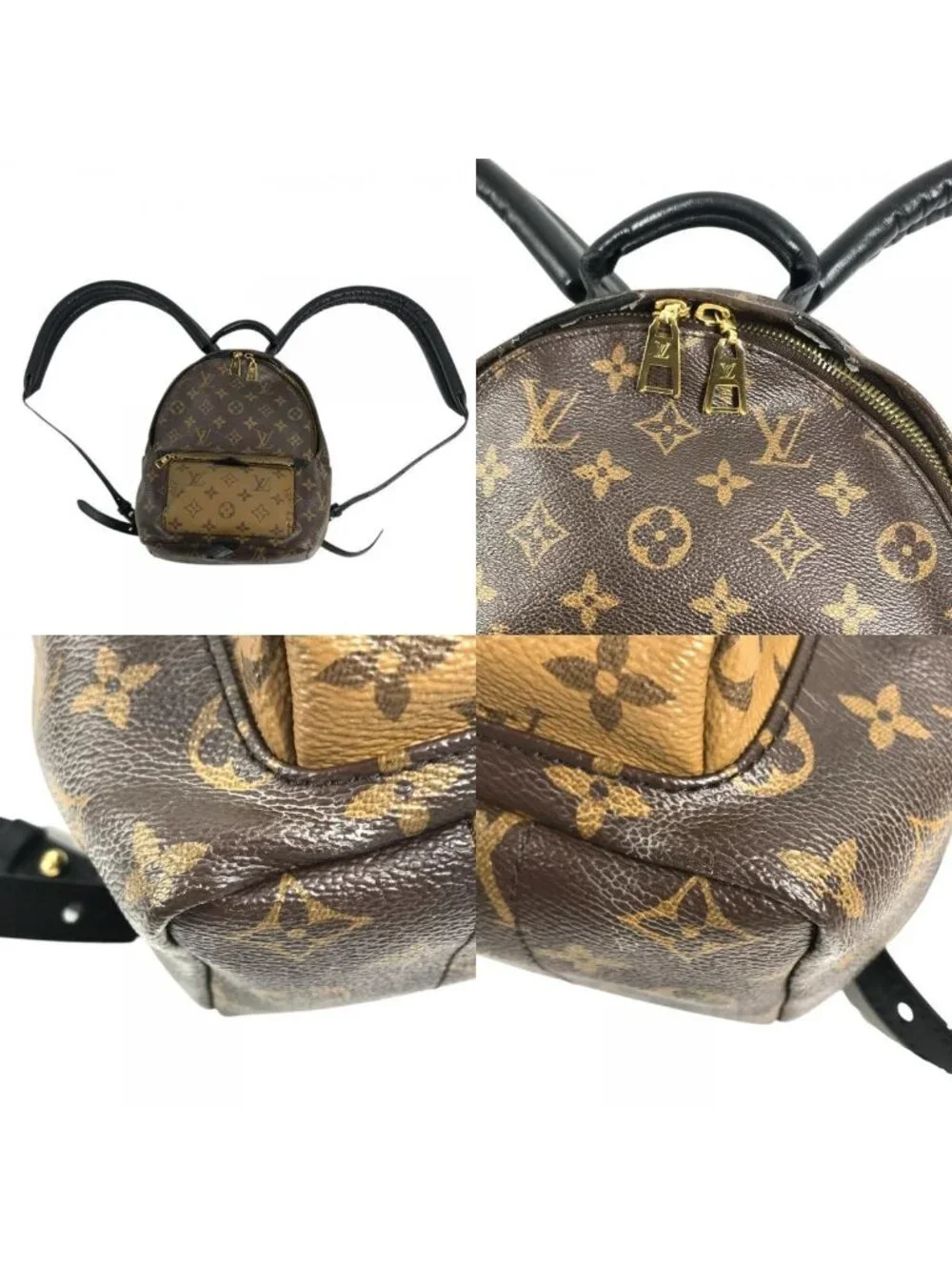 Louis Vuitton Backpack Palm Springs PM Monogram Reverse Canvas Brown